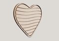 Heart Heartcurvedbands10 Natural 10 Panel